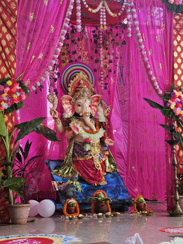 Ganesh Puja Celebrated at KMBB Engineering College Ganesh Puja Celebrated at KMBB Engineering College