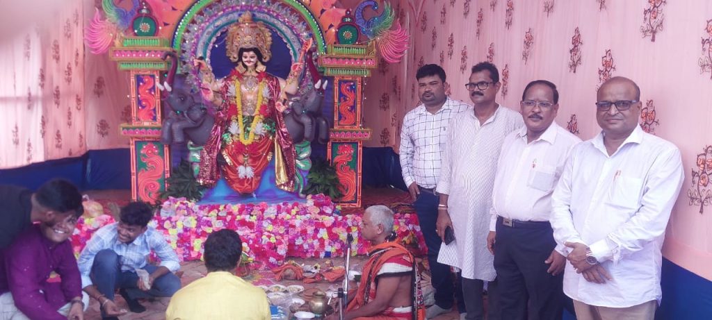 Viswakarma puja at KMBB College of Engineering and Technology